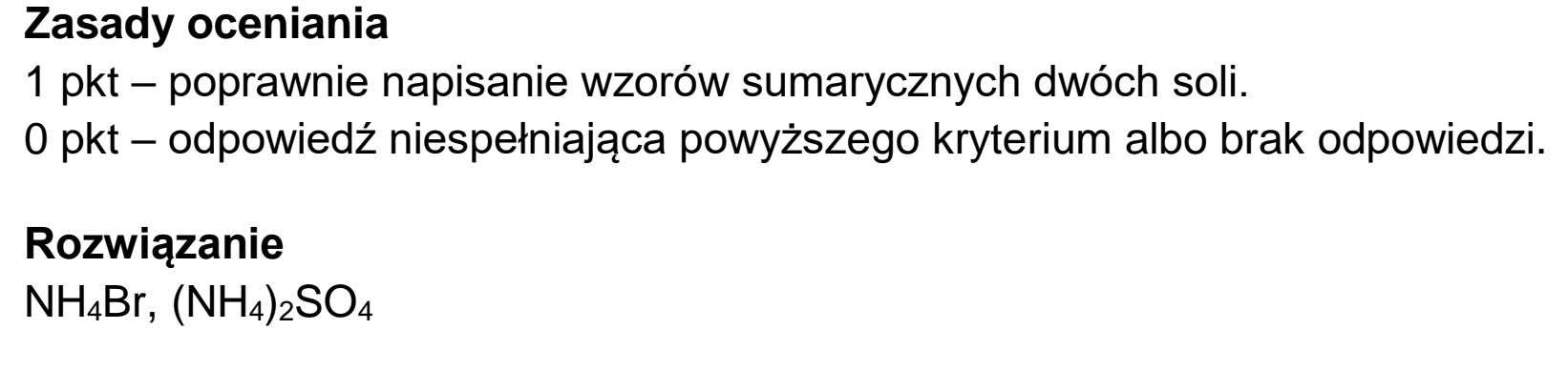 Matura dodatkowa, czerwiec 2023, odpowiedź do zadania 19
