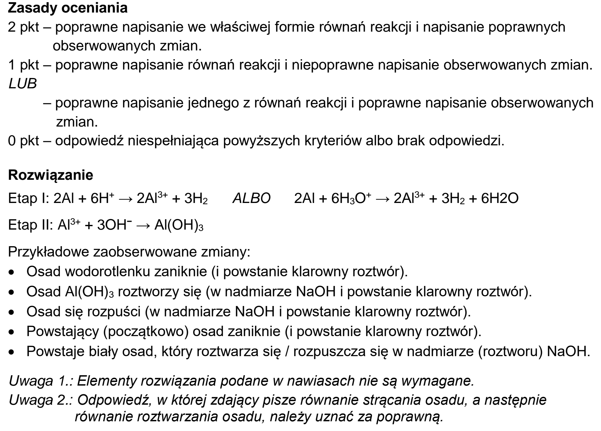 Matura dodatkowa, czerwiec 2023, odpowiedź do zadania 22.2