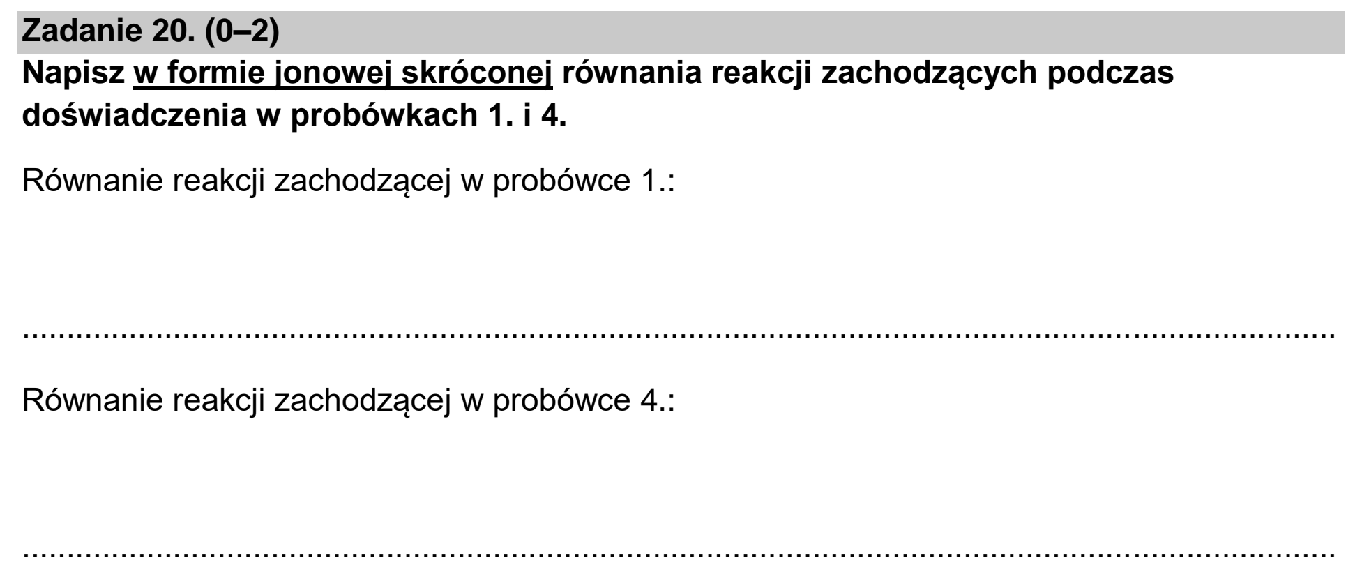 Matura dodatkowa, czerwiec 2023, podgląd zadania 20