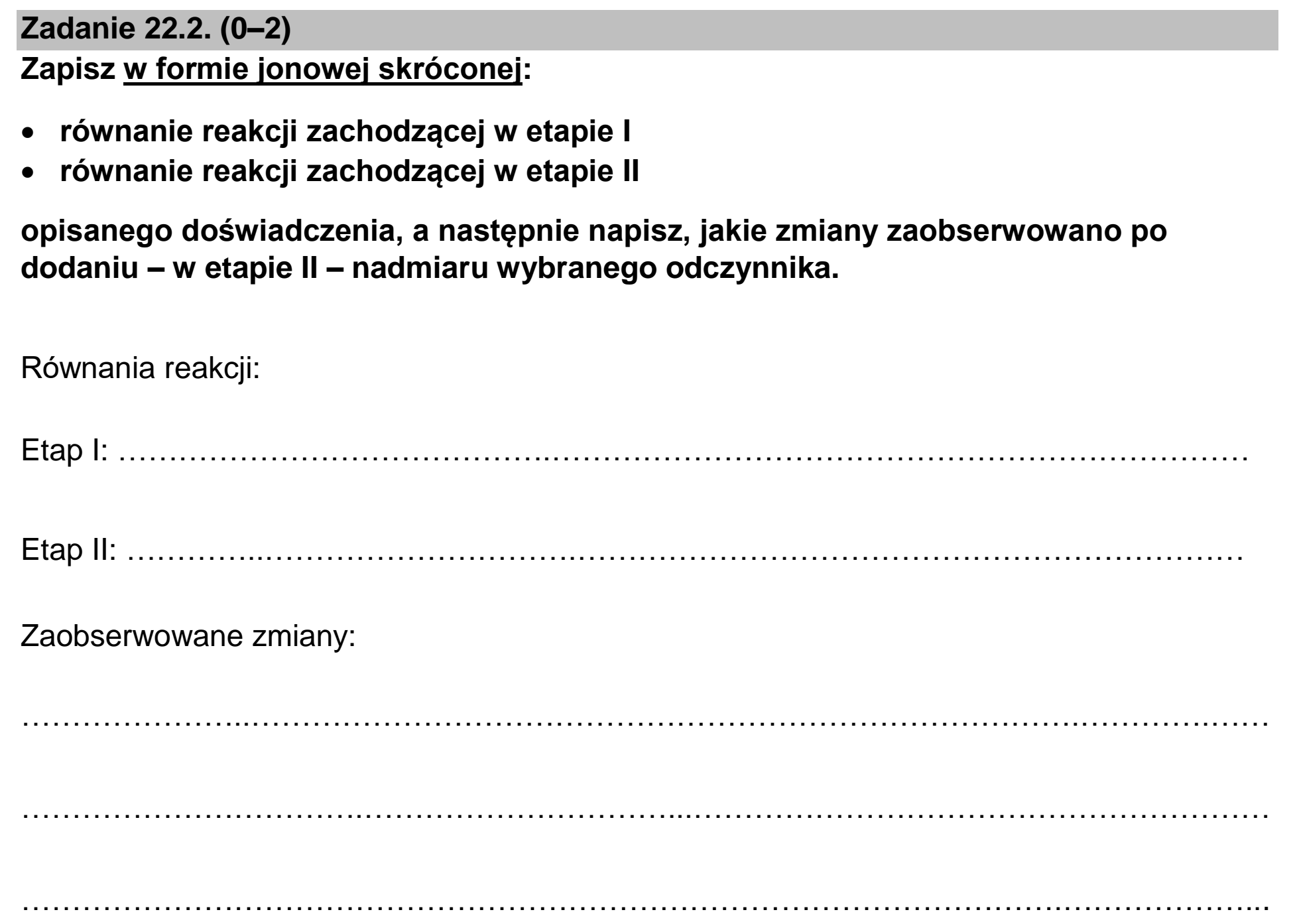 Matura dodatkowa, czerwiec 2023, zadanie 22.2
