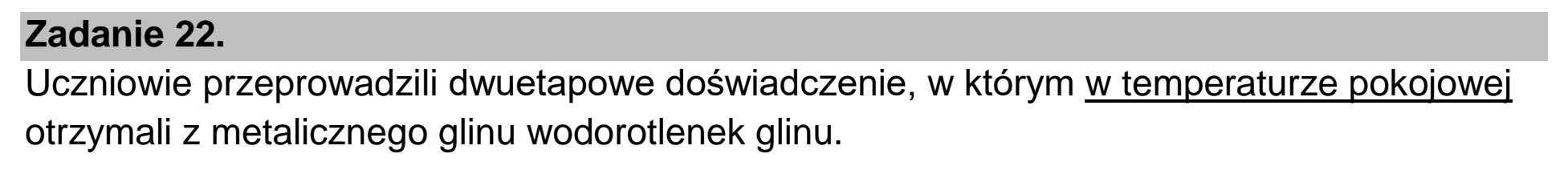 Matura dodatkowa, czerwiec 2023, wstęp zadania 22