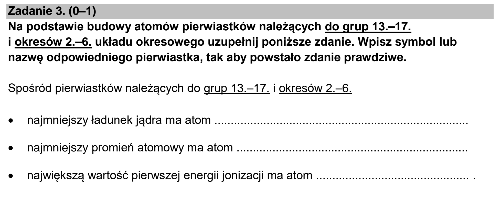Matura dodatkowa, czerwiec 2023, podgląd zadania 3