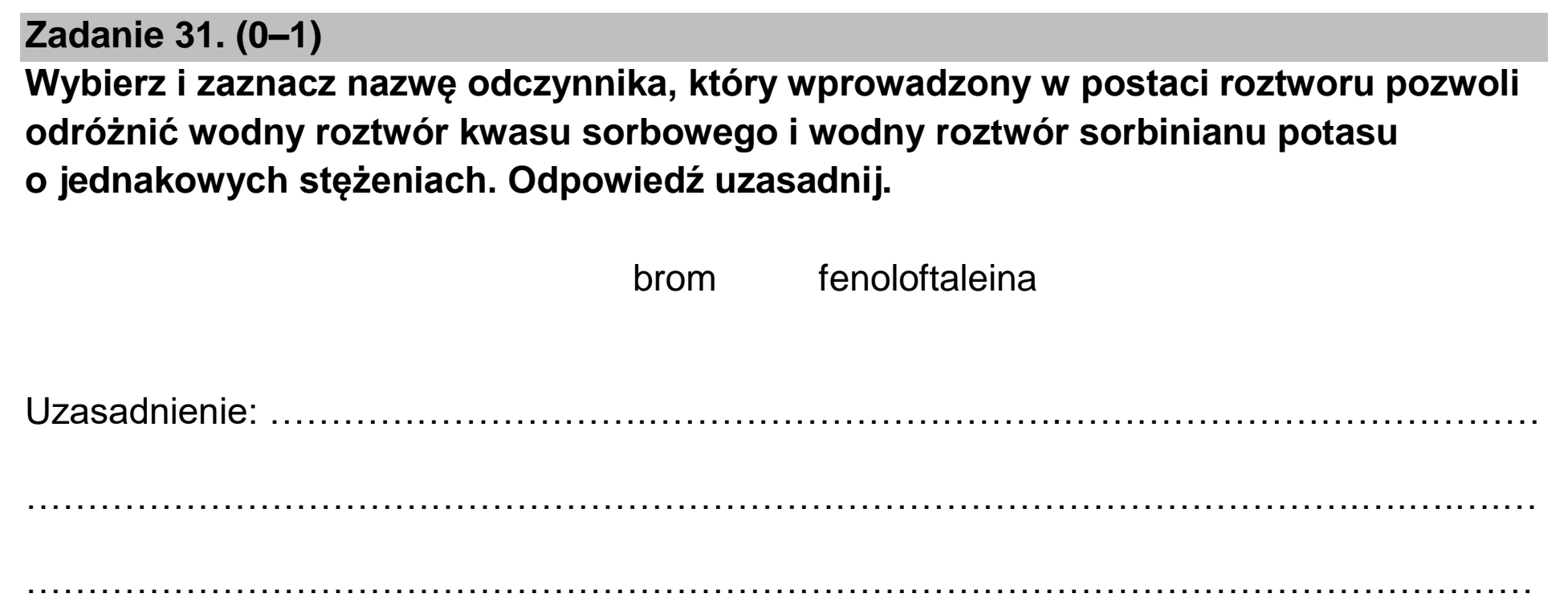 Matura dodatkowa, czerwiec 2023, podgląd zadania 31