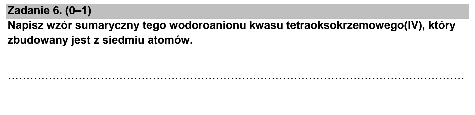 Matura dodatkowa, czerwiec 2023, podgląd zadania 6