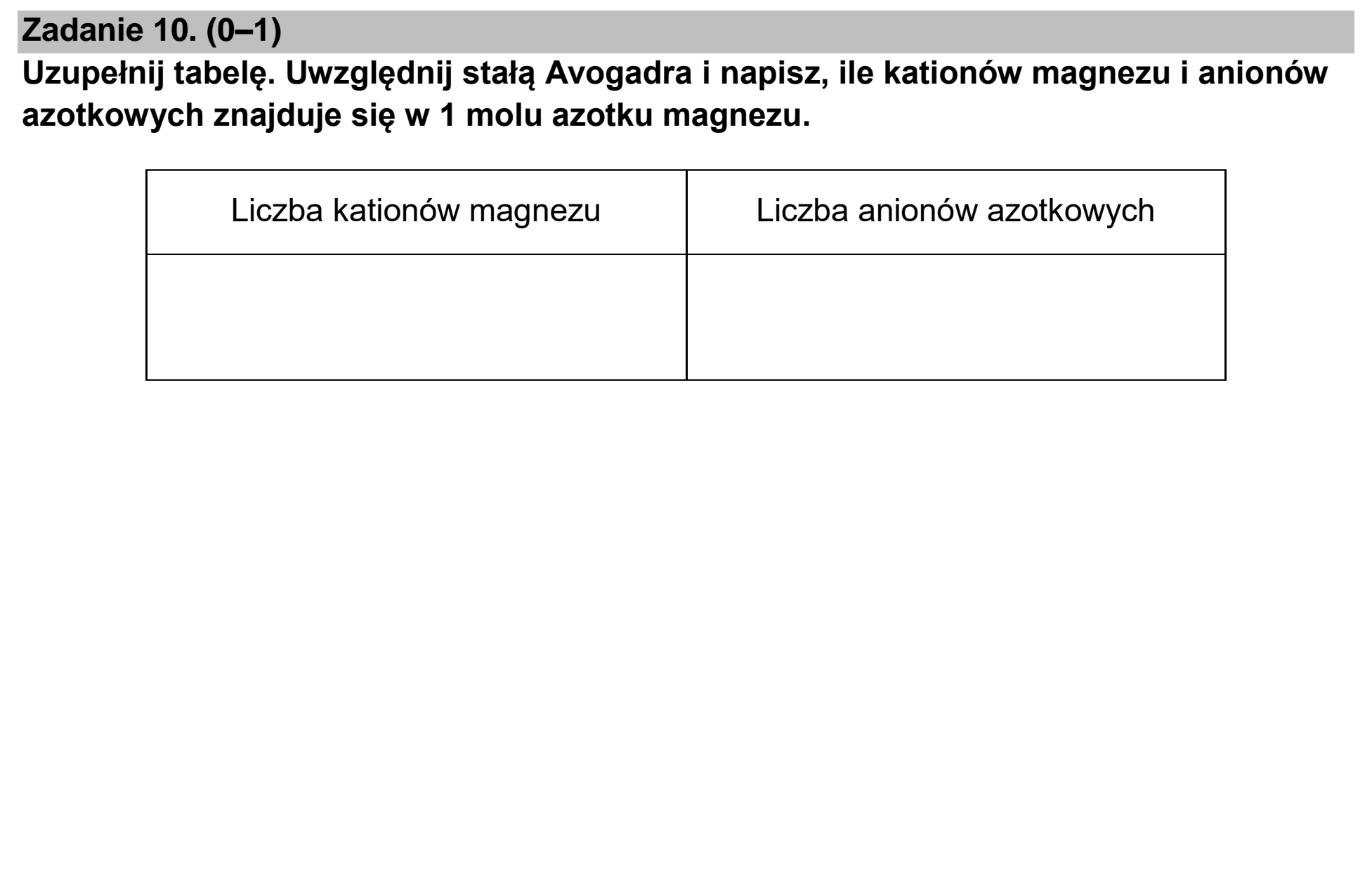 Matura dodatkowa, czerwiec 2024, podgląd zadania 10