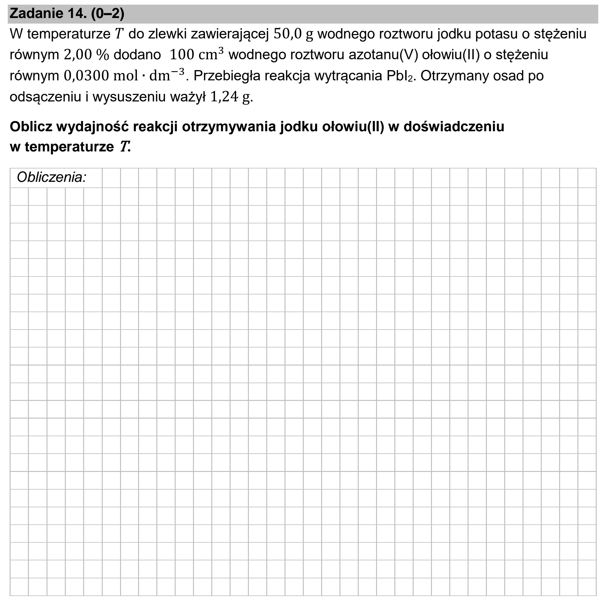 Matura dodatkowa, czerwiec 2024, podgląd zadania 14