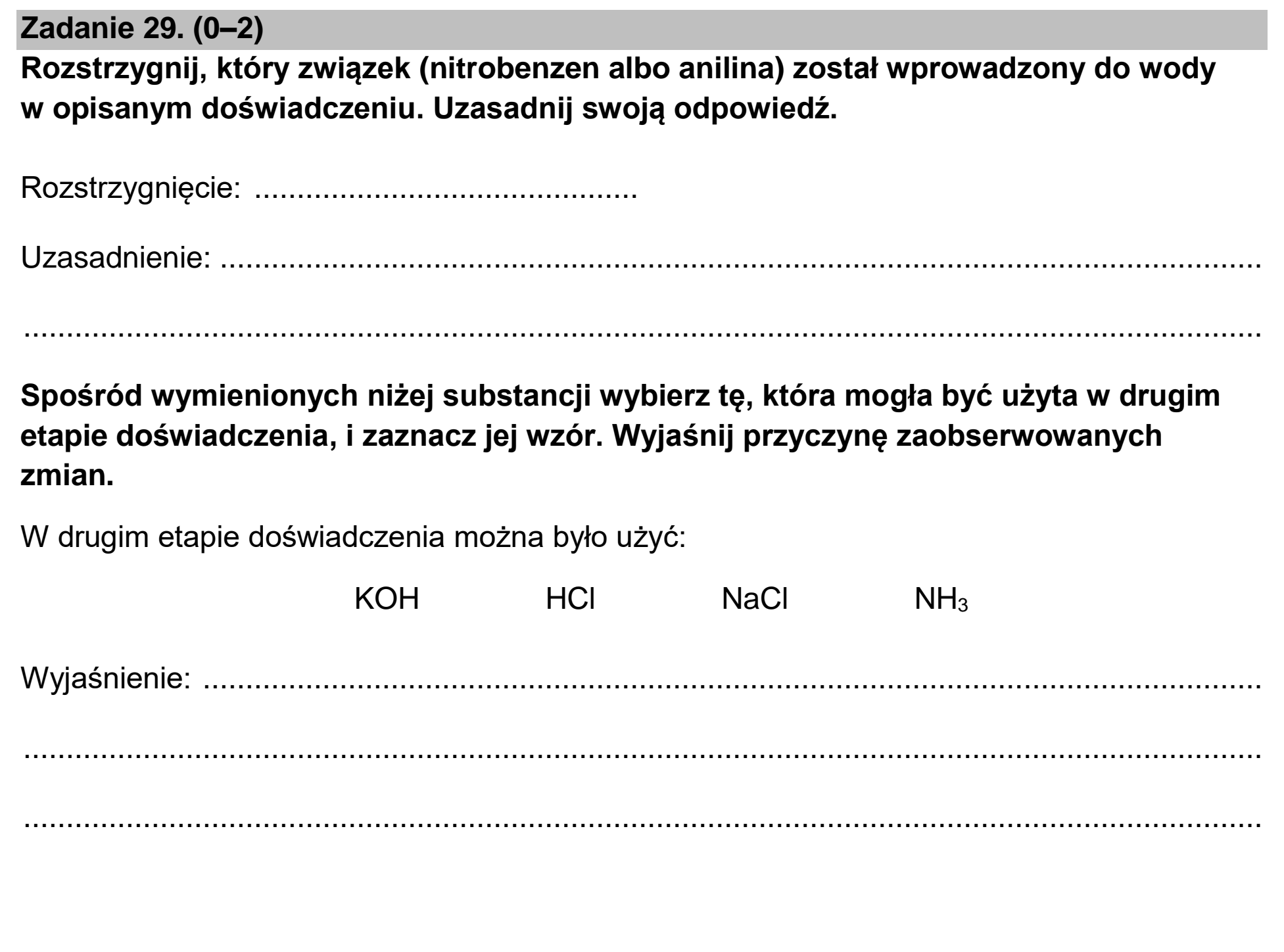 Matura dodatkowa, czerwiec 2024, podgląd zadania 29