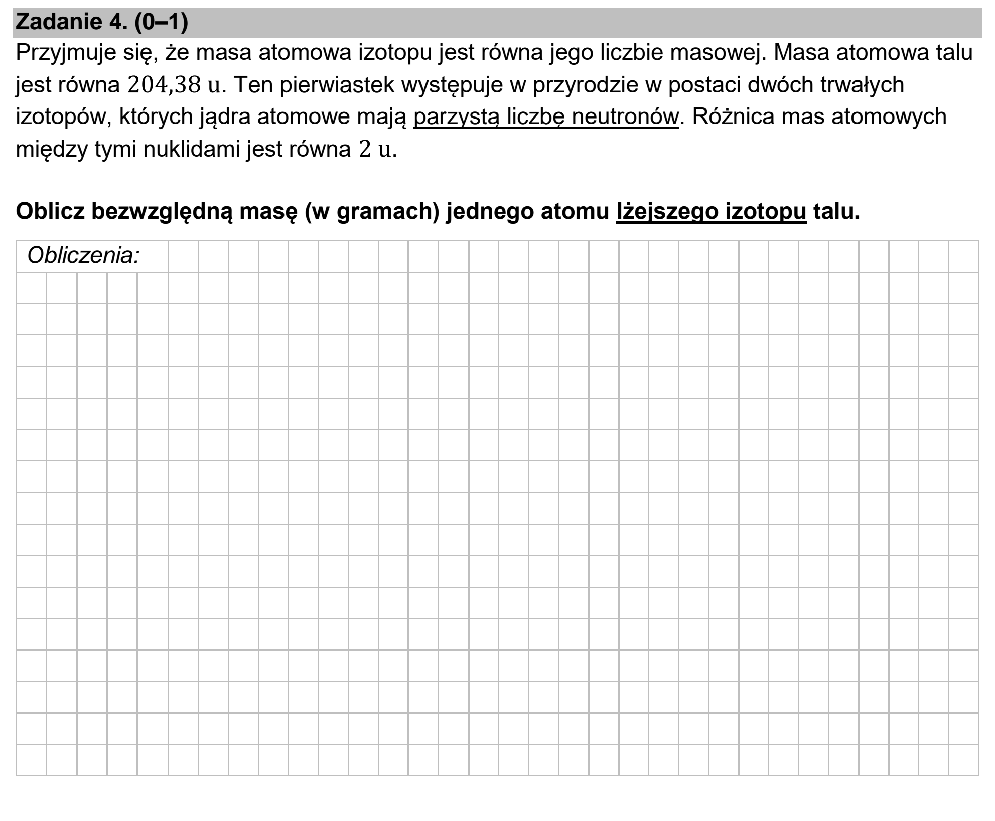 Matura dodatkowa, czerwiec 2025, podgląd zadania 4