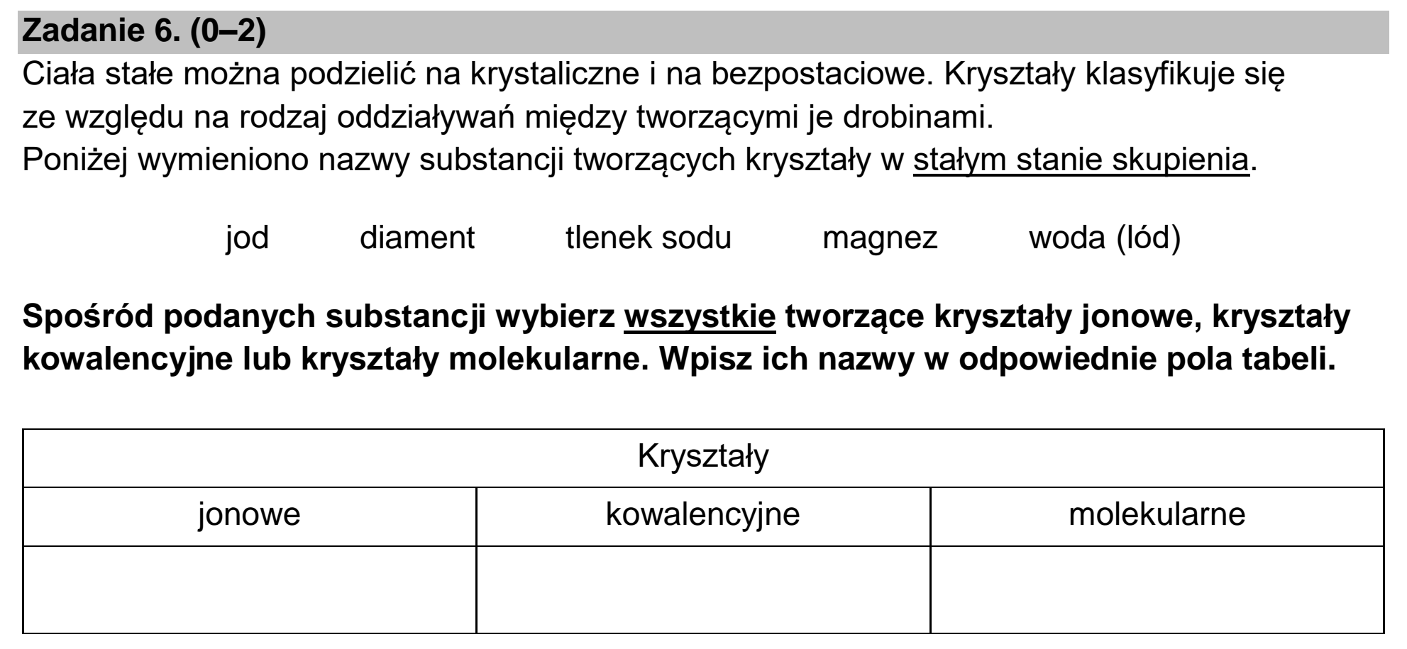Matura dodatkowa, czerwiec 2025, podgląd zadania 6