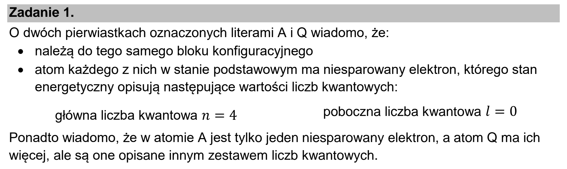 Matura dodatkowa, czerwiec 2026, wstęp zadania 1