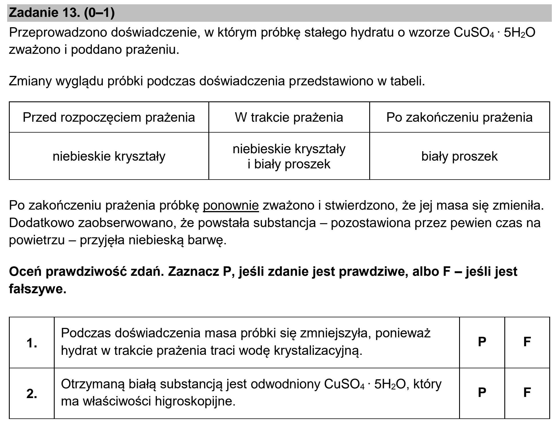 Matura dodatkowa, czerwiec 2026, podgląd zadania 13, fragment 1