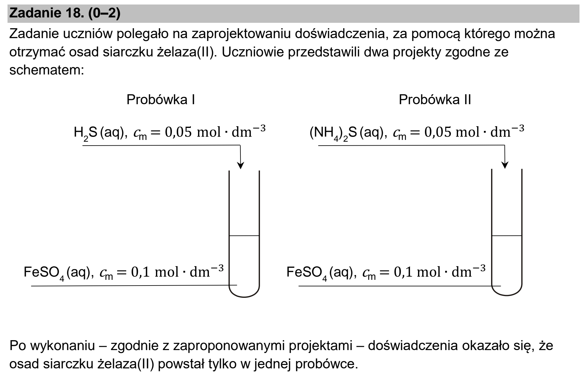 Matura dodatkowa, czerwiec 2026, podgląd zadania 18, fragment 1