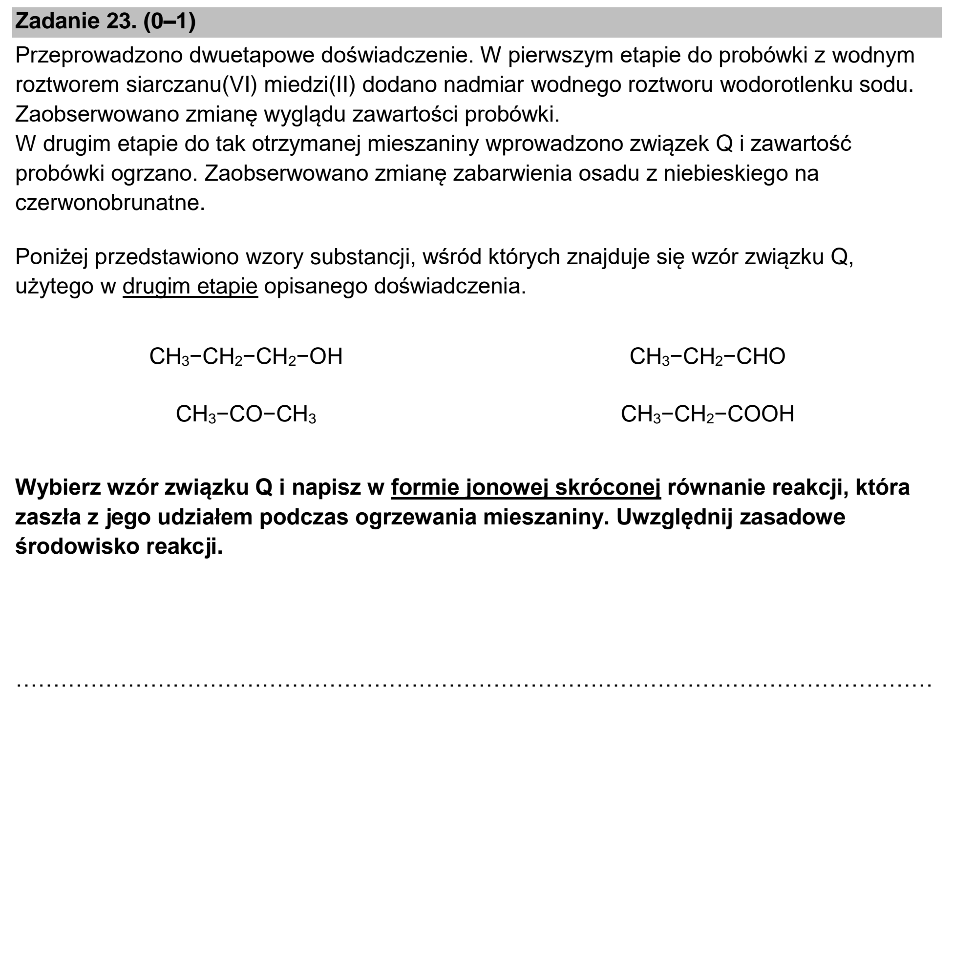Matura dodatkowa, czerwiec 2026, podgląd zadania 23