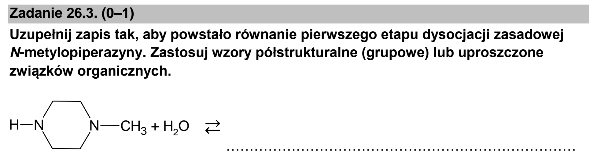 Matura dodatkowa, czerwiec 2026, zadanie 26.3