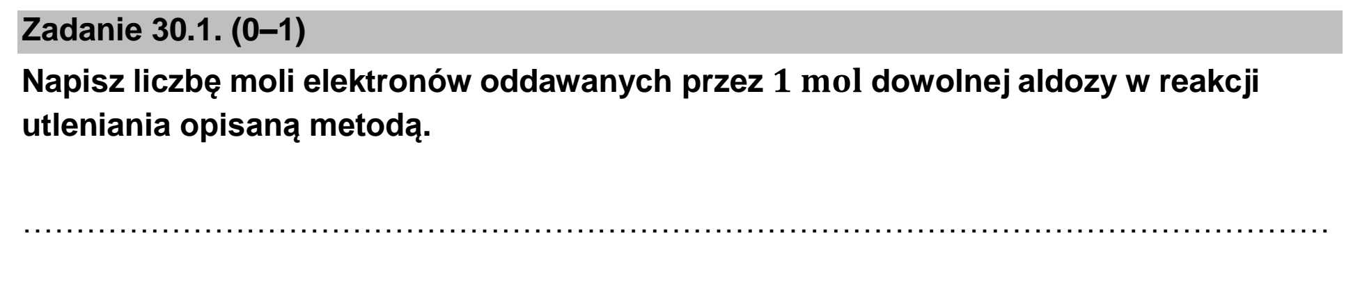 Matura dodatkowa, czerwiec 2026, zadanie 30.1
