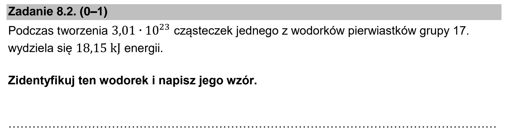 Matura dodatkowa, czerwiec 2026, zadanie 8.2