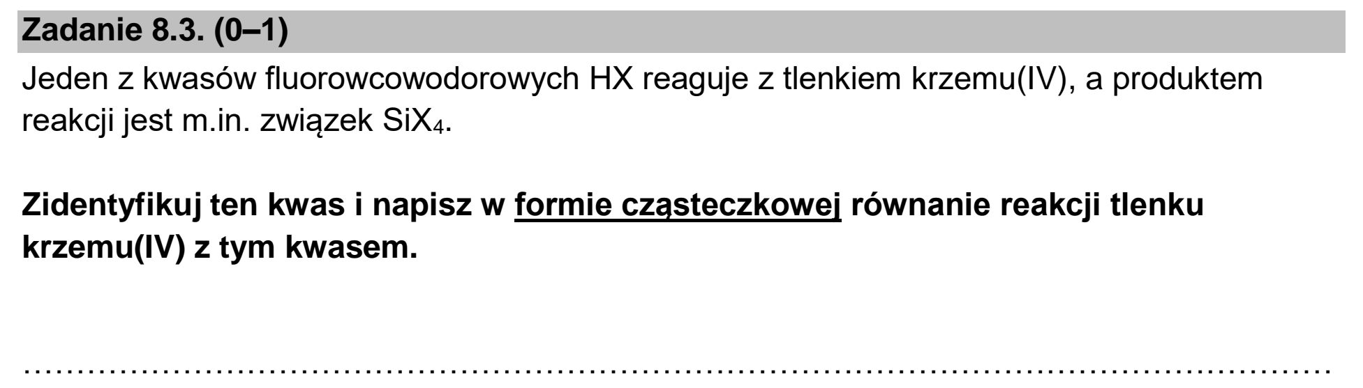 Matura dodatkowa, czerwiec 2026, zadanie 8.3