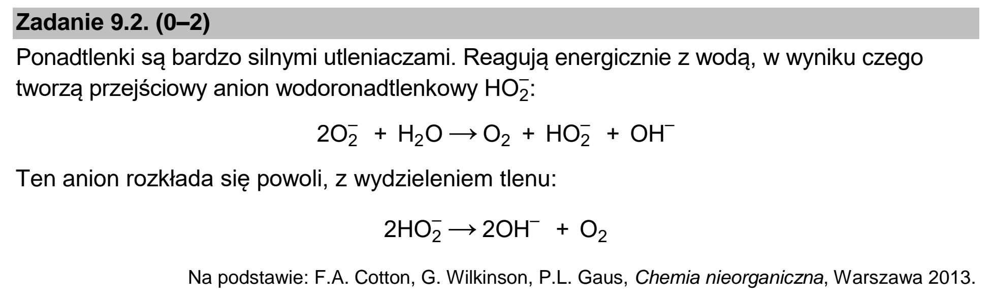 Matura dodatkowa, czerwiec 2026, zadanie 9.2, fragment 1