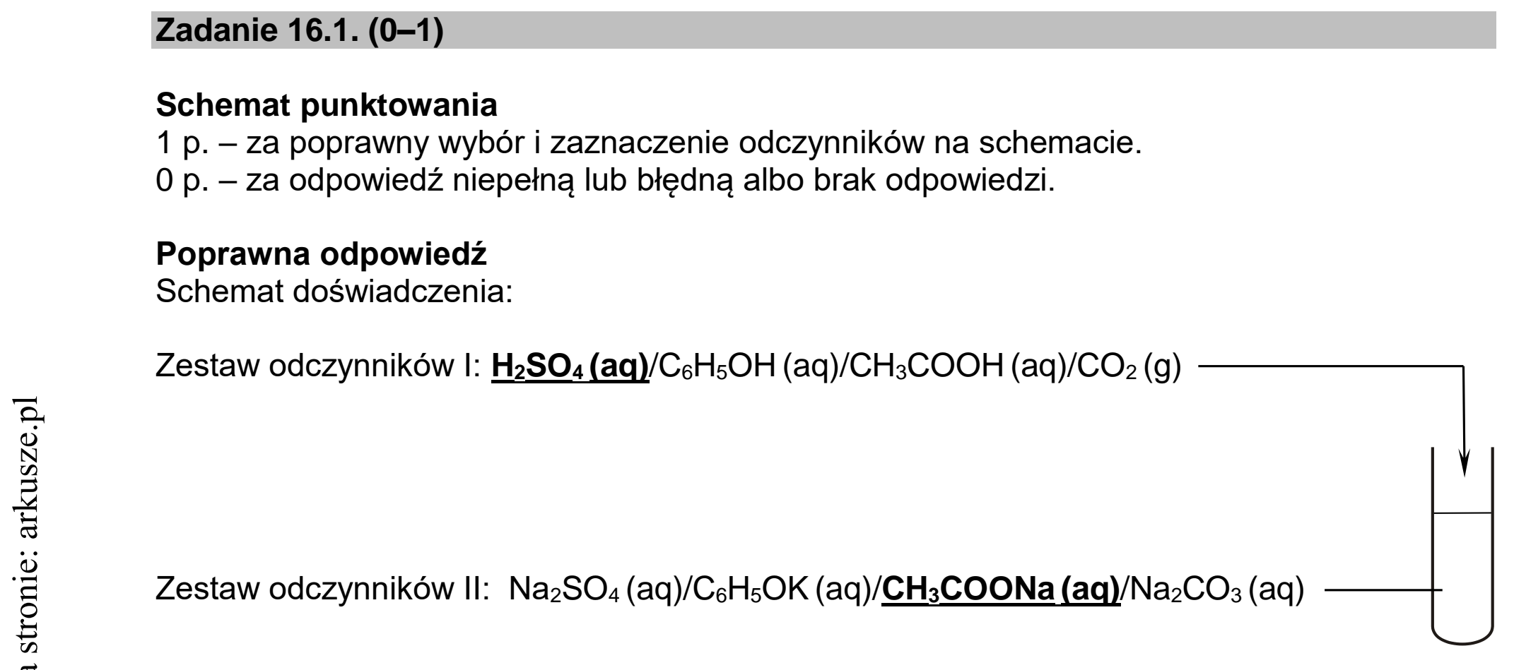 Matura dodatkowa, lipiec 2020, odpowiedź do zadania 16.1