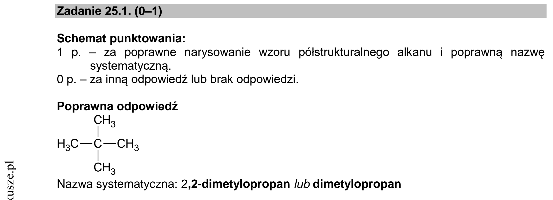 Matura dodatkowa, lipiec 2020, odpowiedź do zadania 25.1