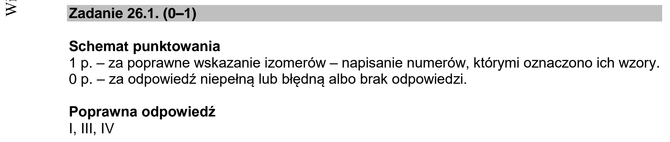 Matura dodatkowa, lipiec 2020, odpowiedź do zadania 26.1