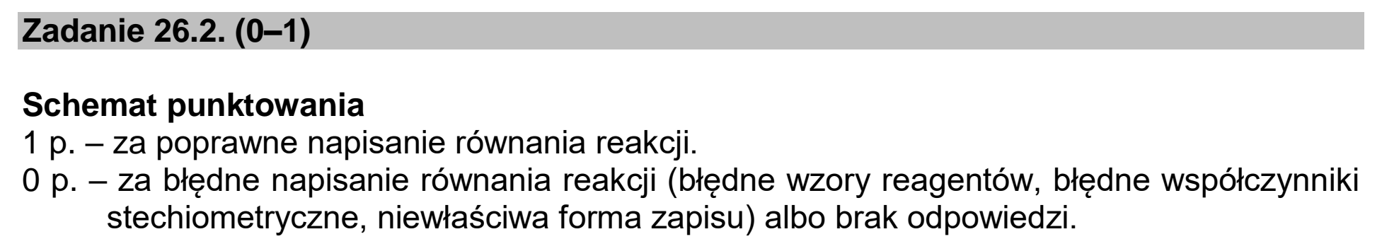 Matura dodatkowa, lipiec 2020, odpowiedź do zadania 26.2