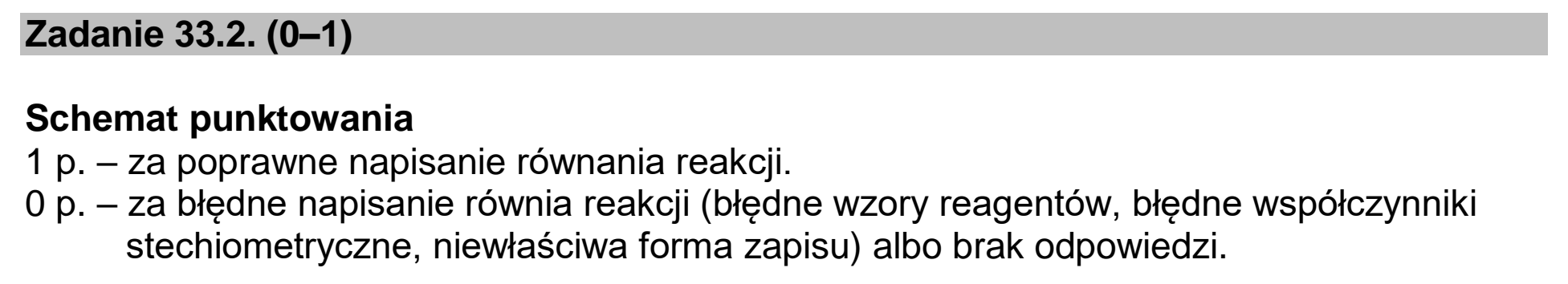 Matura dodatkowa, lipiec 2020, odpowiedź do zadania 33.2, fragment 1
