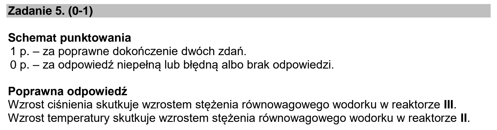 Matura dodatkowa, lipiec 2020, odpowiedź do zadania 5