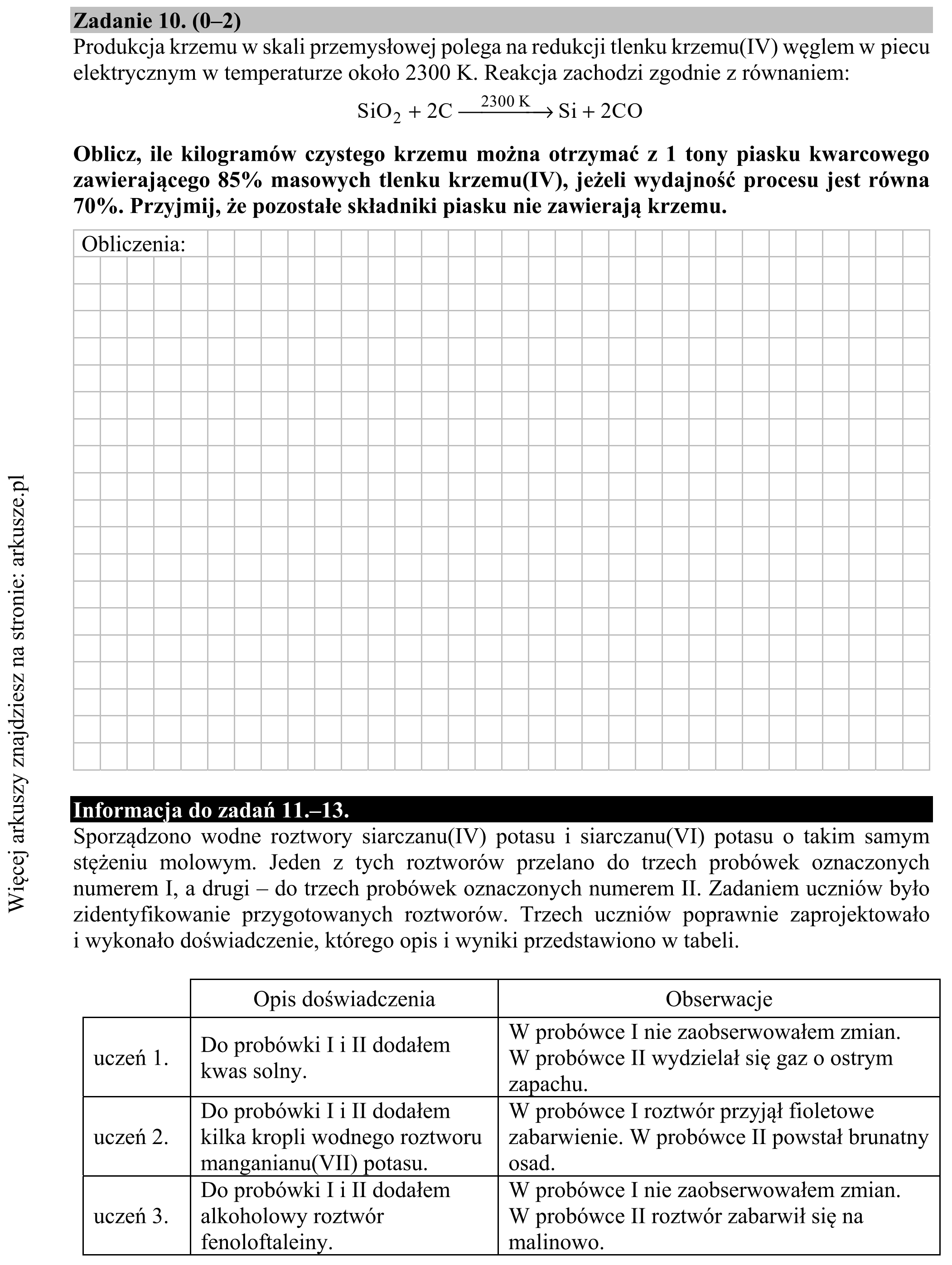 Matura dodatkowa, lipiec 2020, podgląd zadania 10
