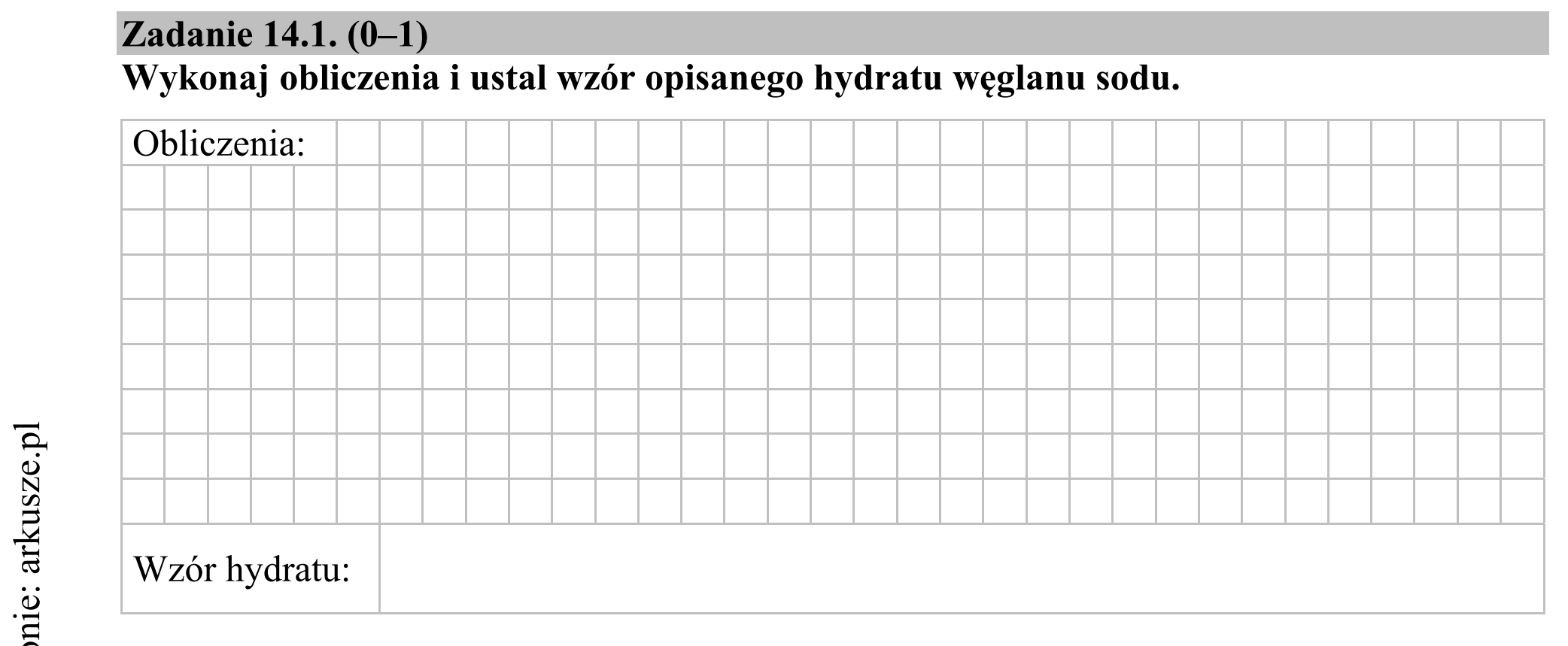 Matura dodatkowa, lipiec 2020, podgląd zadania 14