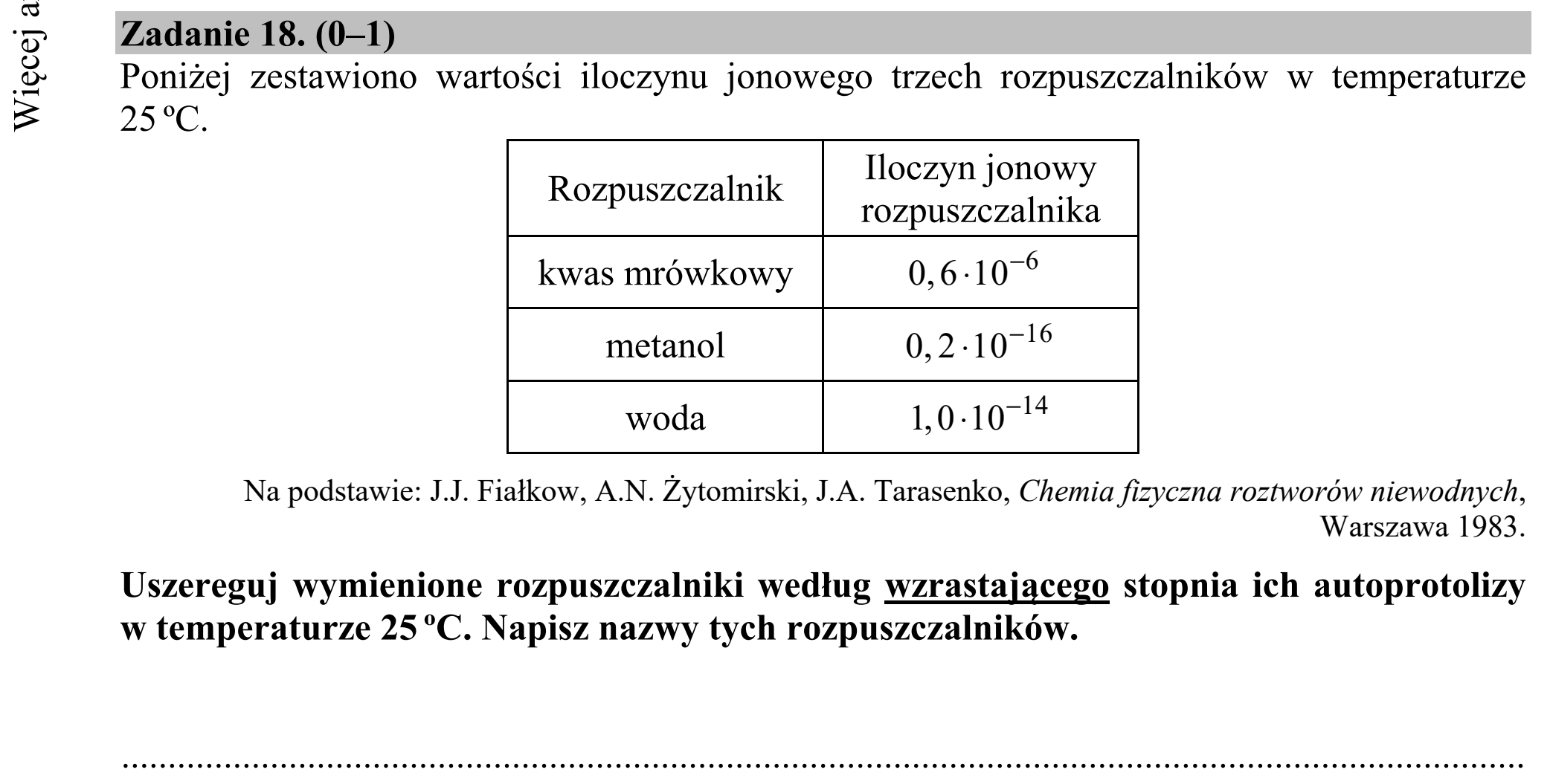 Matura dodatkowa, lipiec 2020, podgląd zadania 18