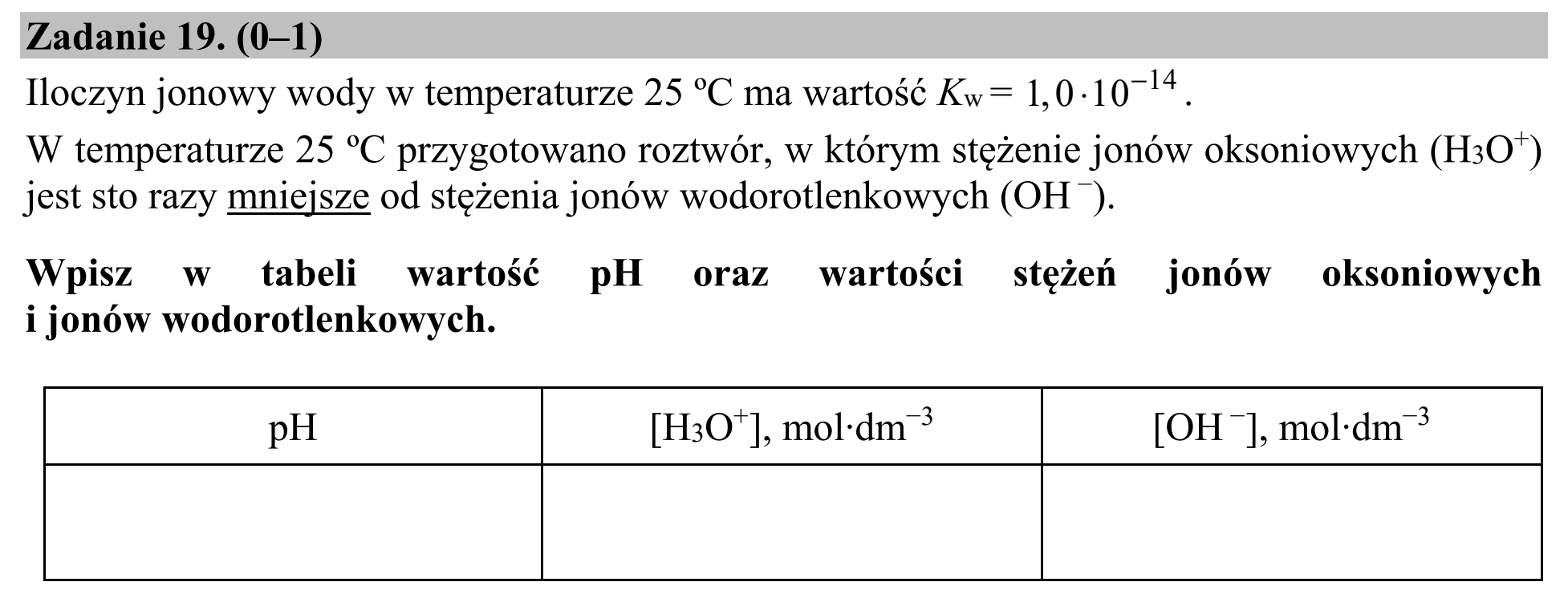 Matura dodatkowa, lipiec 2020, podgląd zadania 19