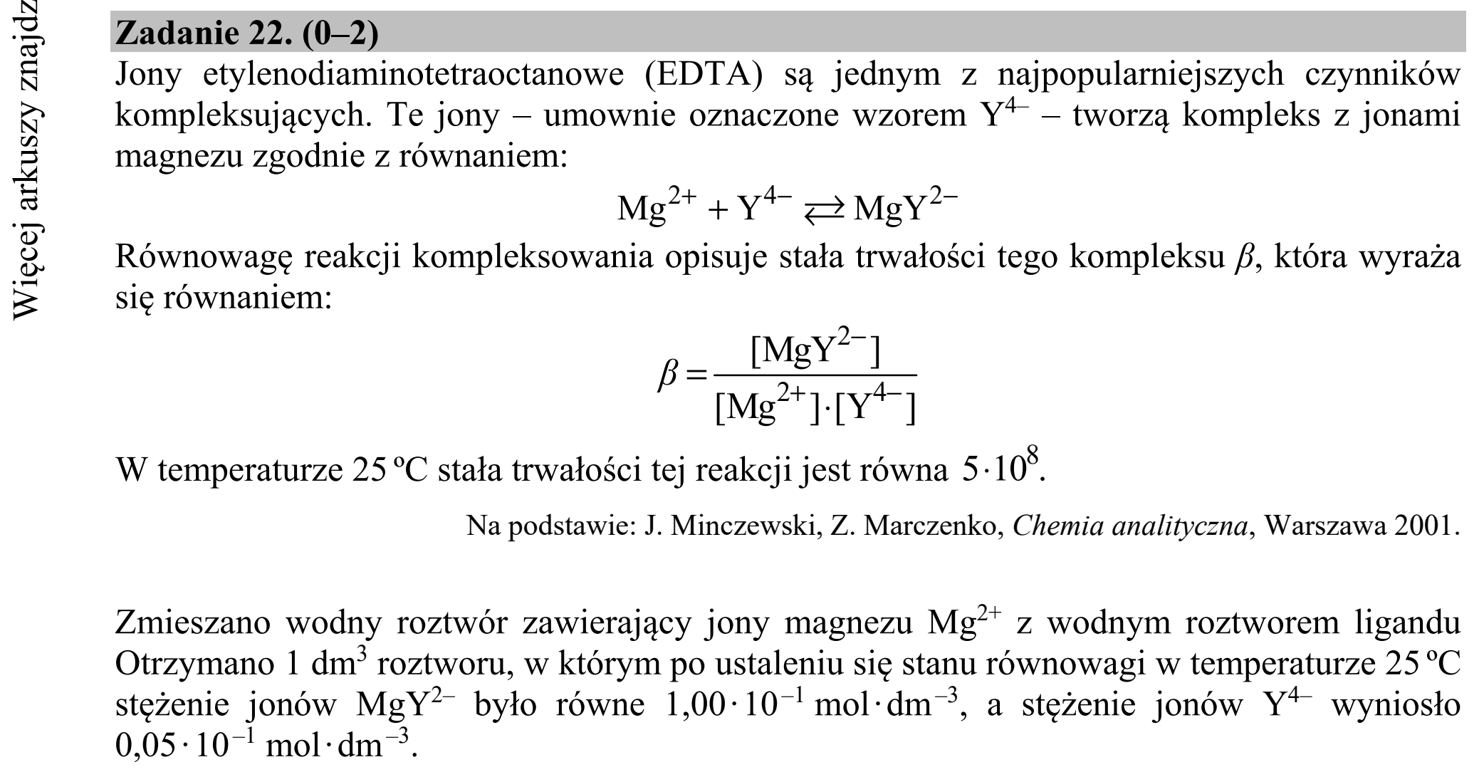 Matura dodatkowa, lipiec 2020, podgląd zadania 22, fragment 1