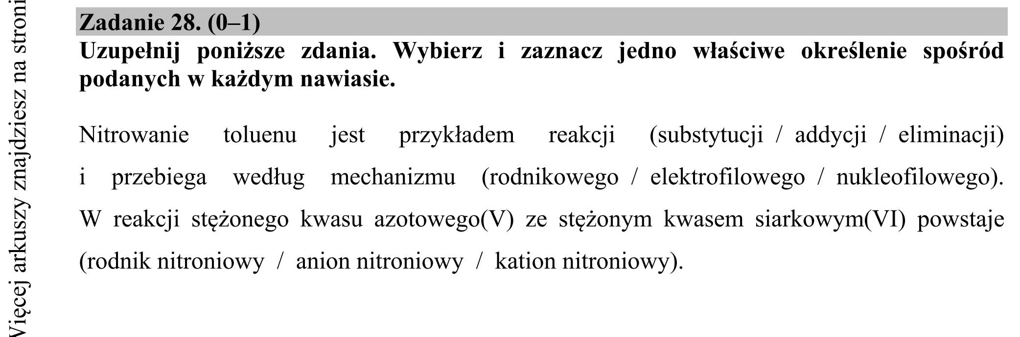 Matura dodatkowa, lipiec 2020, podgląd zadania 28
