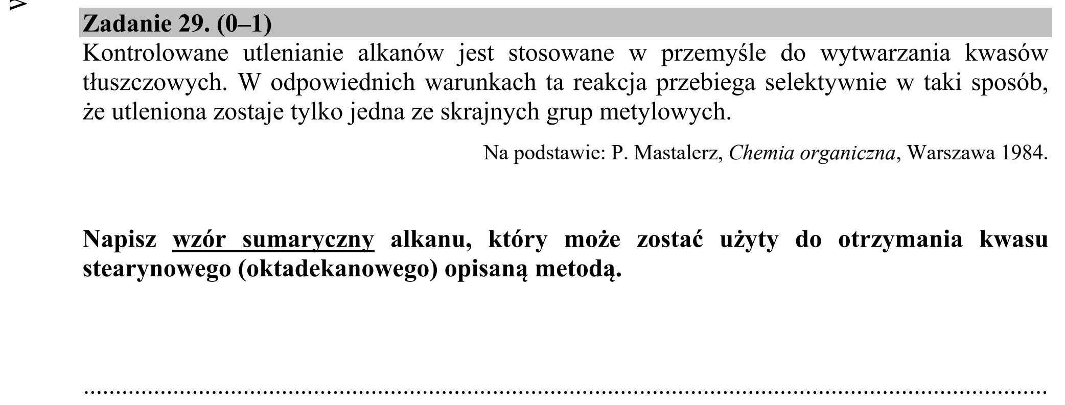 Matura dodatkowa, lipiec 2020, podgląd zadania 29
