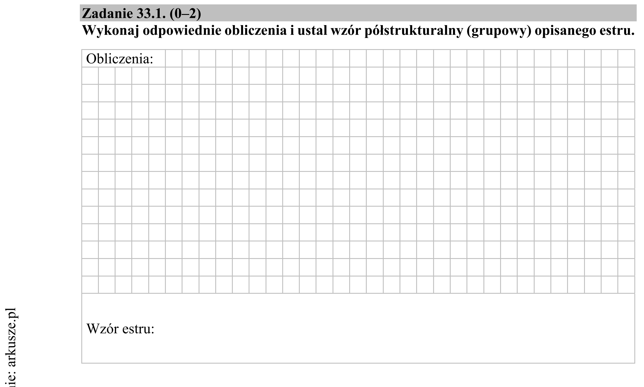 Matura dodatkowa, lipiec 2020, zadanie 33.1