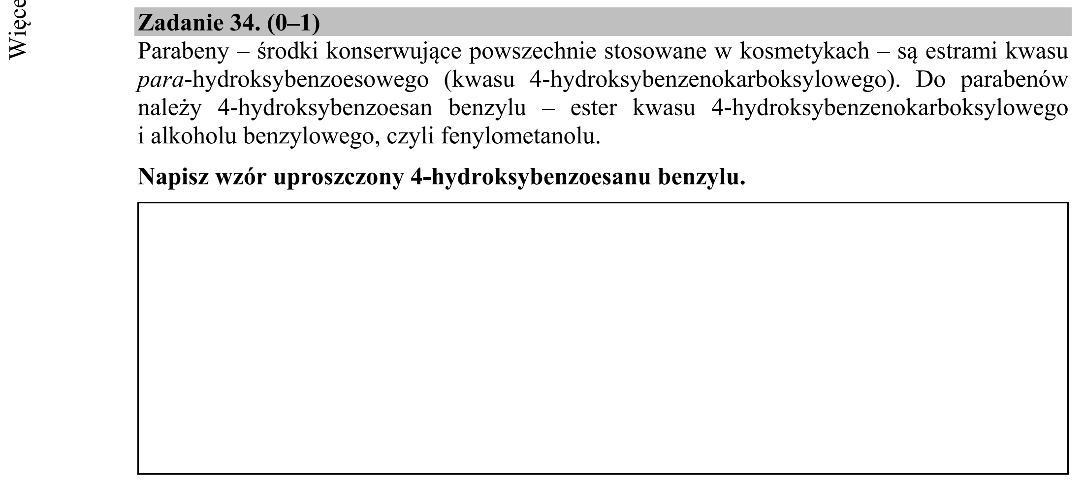 Matura dodatkowa, lipiec 2020, podgląd zadania 34, fragment 1