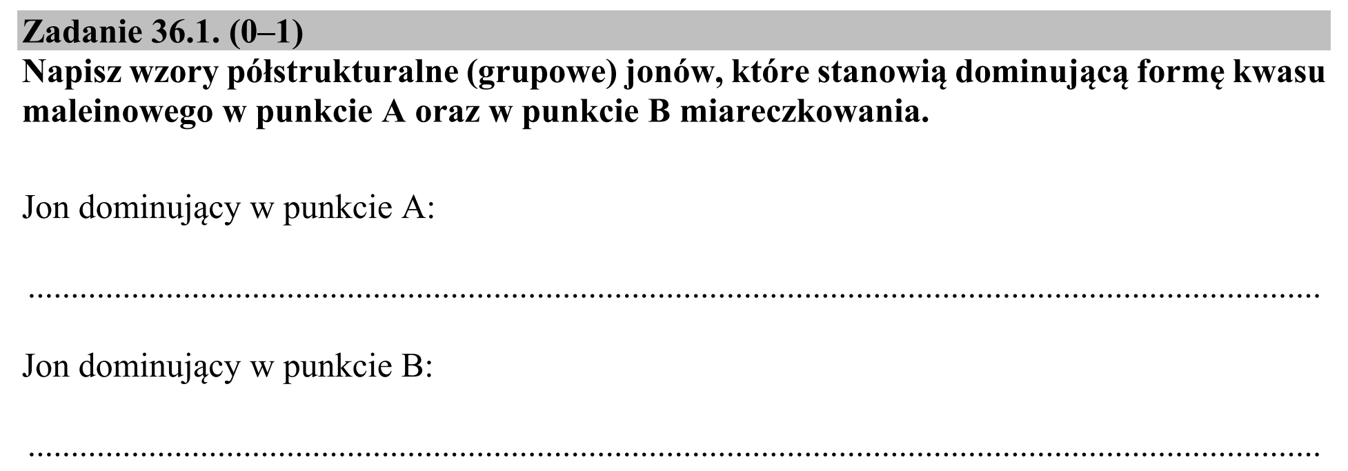 Matura dodatkowa, lipiec 2020, zadanie 36.1