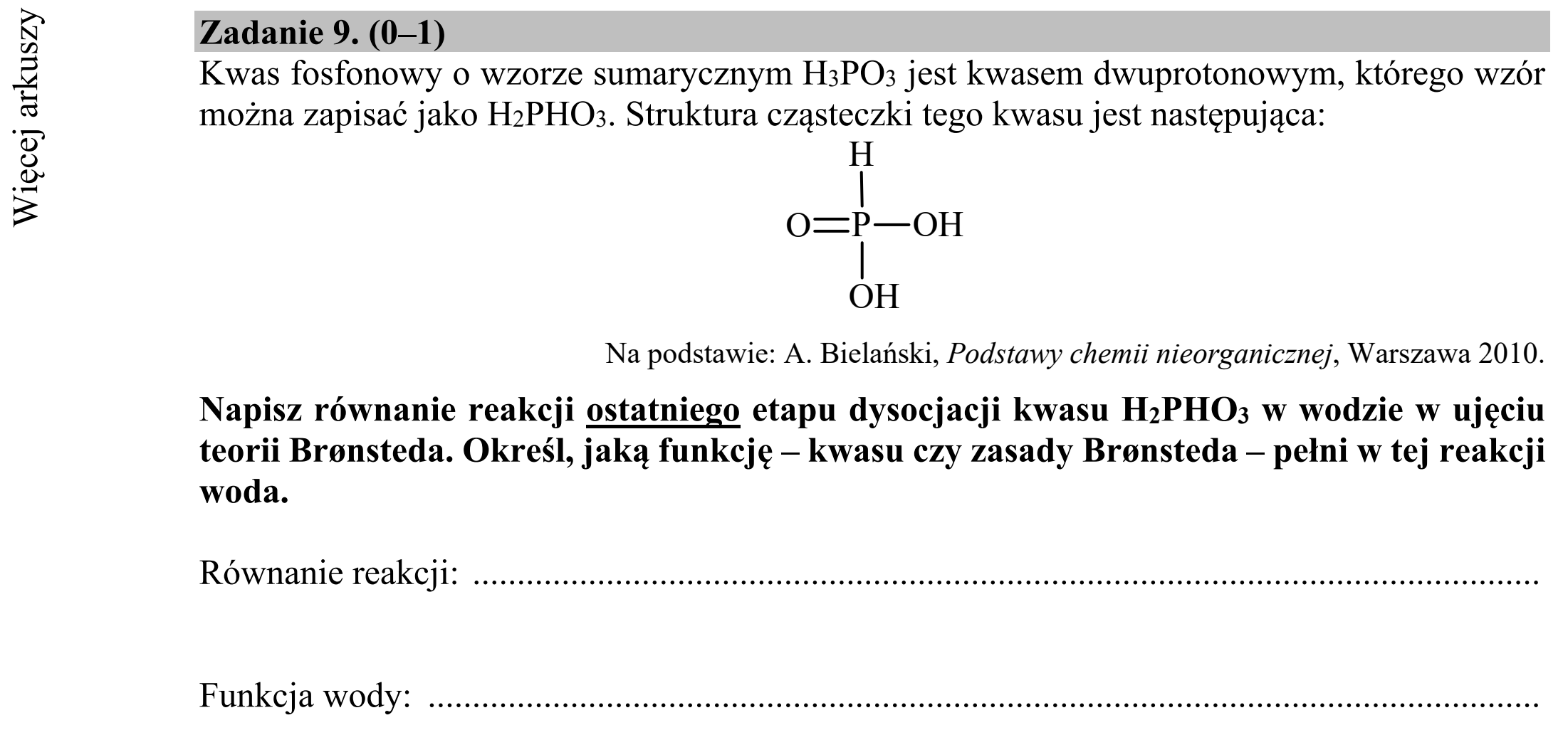 Matura dodatkowa, lipiec 2020, podgląd zadania 9