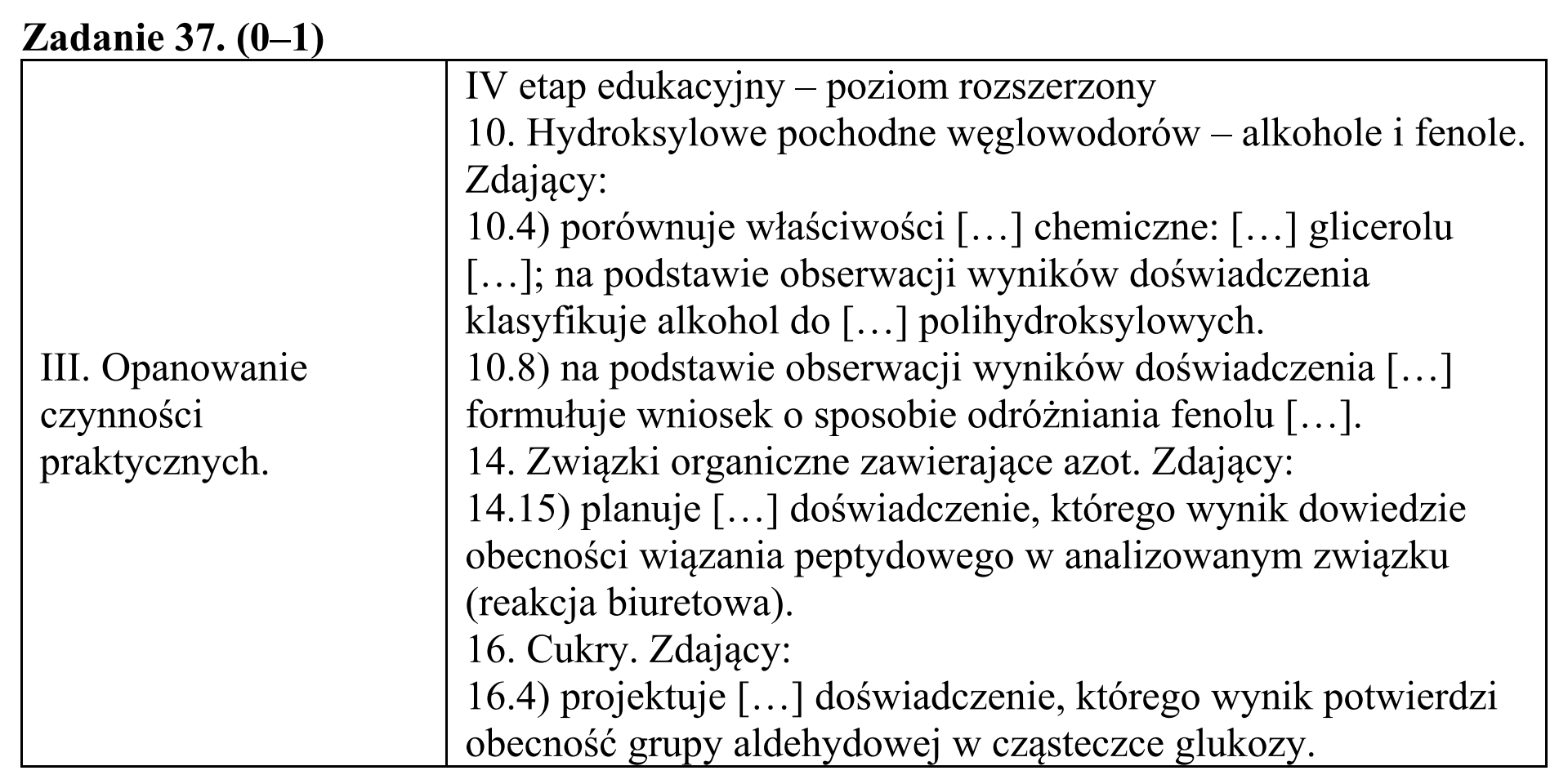 Matura, maj 2015, odpowiedź do zadania 37, fragment 1
