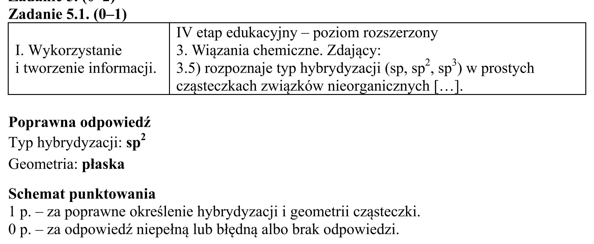 Matura, maj 2015, odpowiedź do zadania 5.1