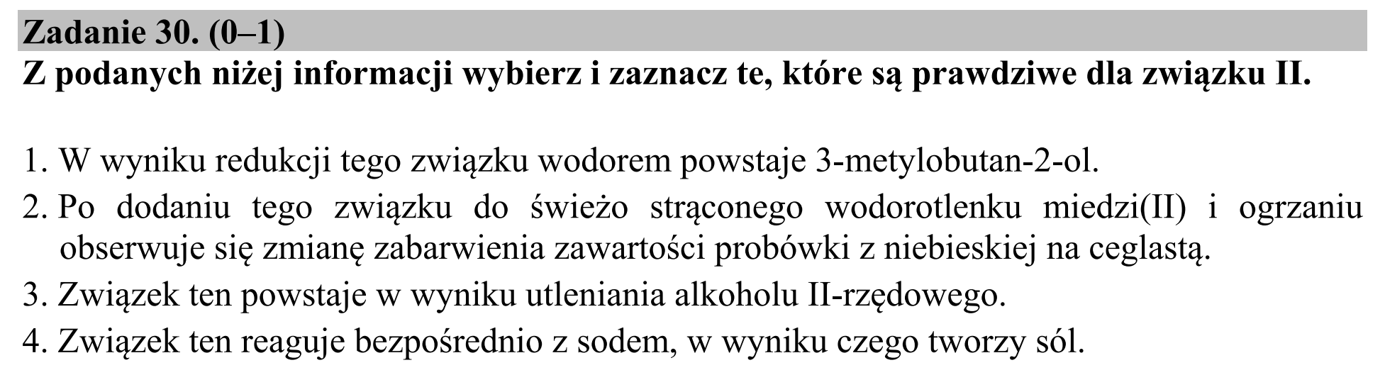 Matura, maj 2015, podgląd zadania 30