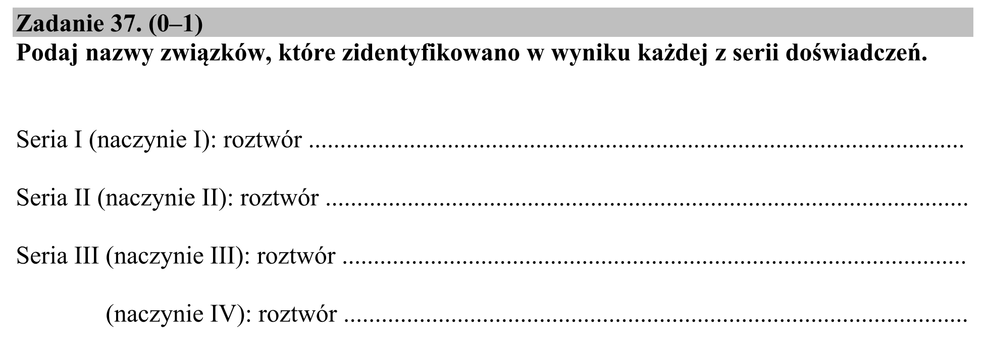 Matura, maj 2015, podgląd zadania 37