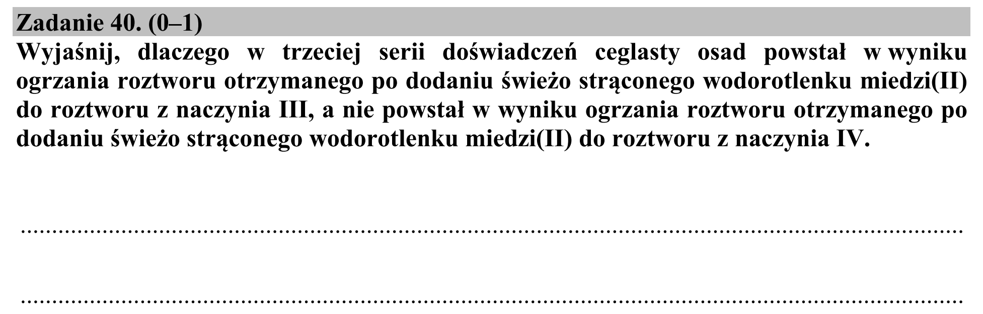 Matura, maj 2015, podgląd zadania 40