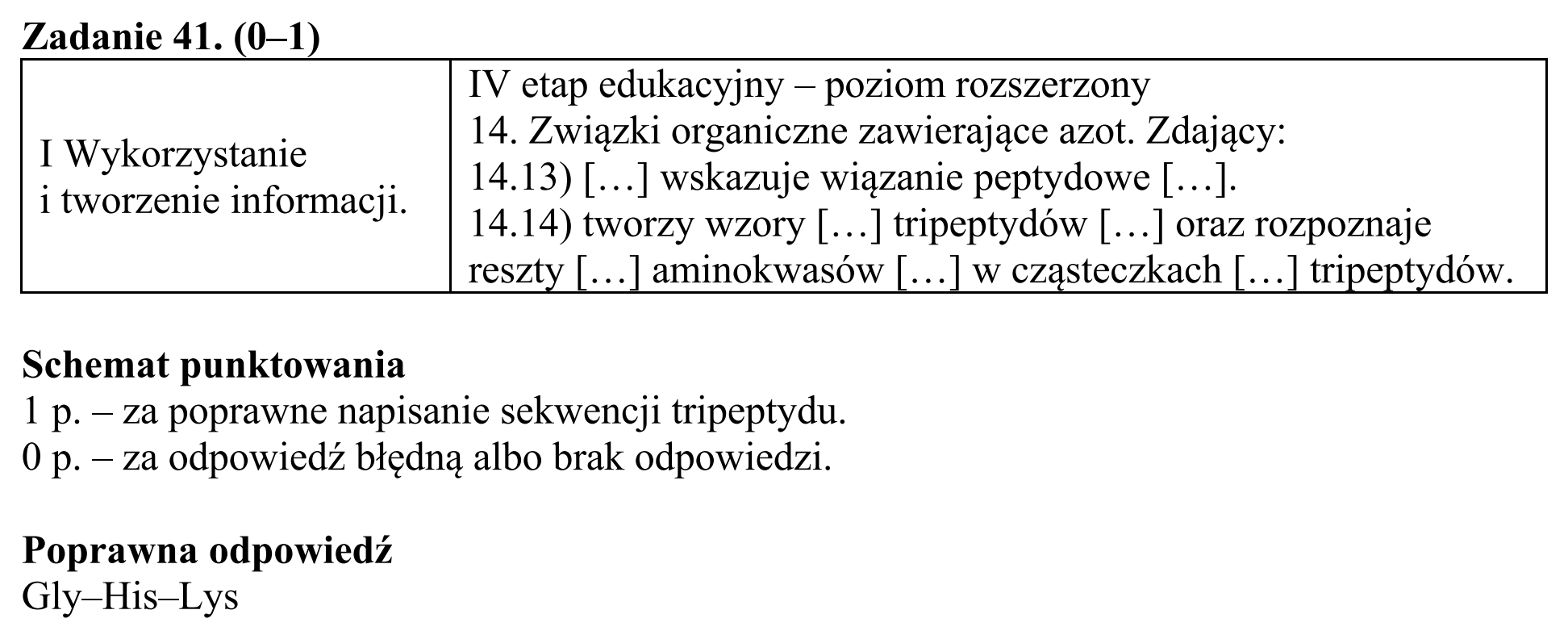 Matura, maj 2016, odpowiedź do zadania 41