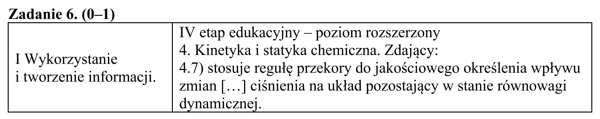 Matura, maj 2016, odpowiedź do zadania 6, fragment 1
