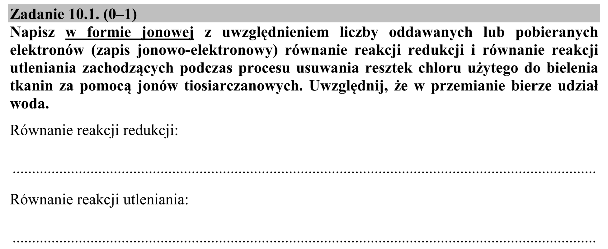 Matura, maj 2016, podgląd zadania 10