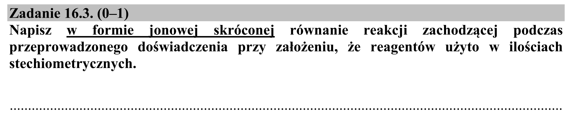 Matura, maj 2016, zadanie 16.3
