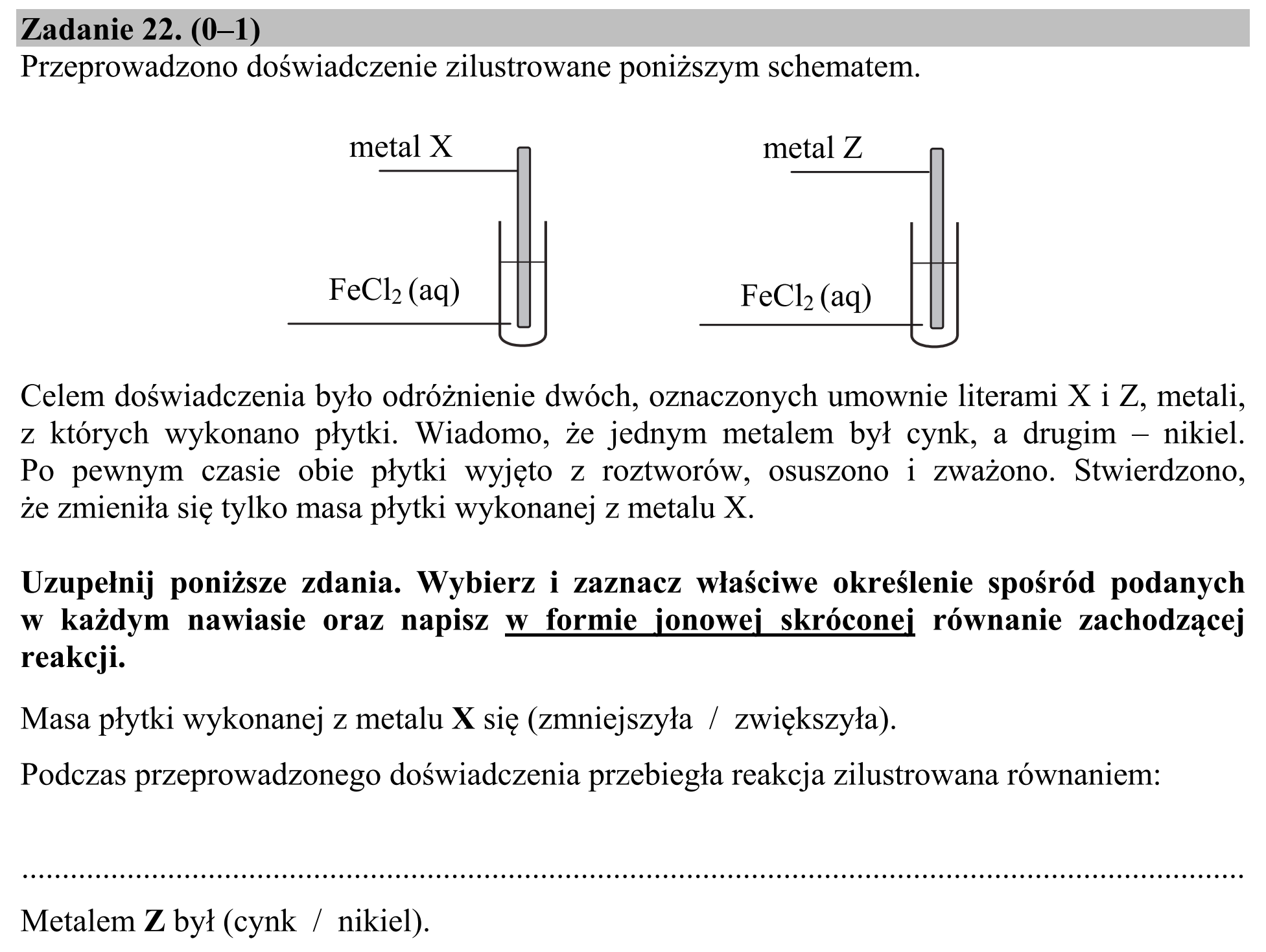 Matura, maj 2016, podgląd zadania 22