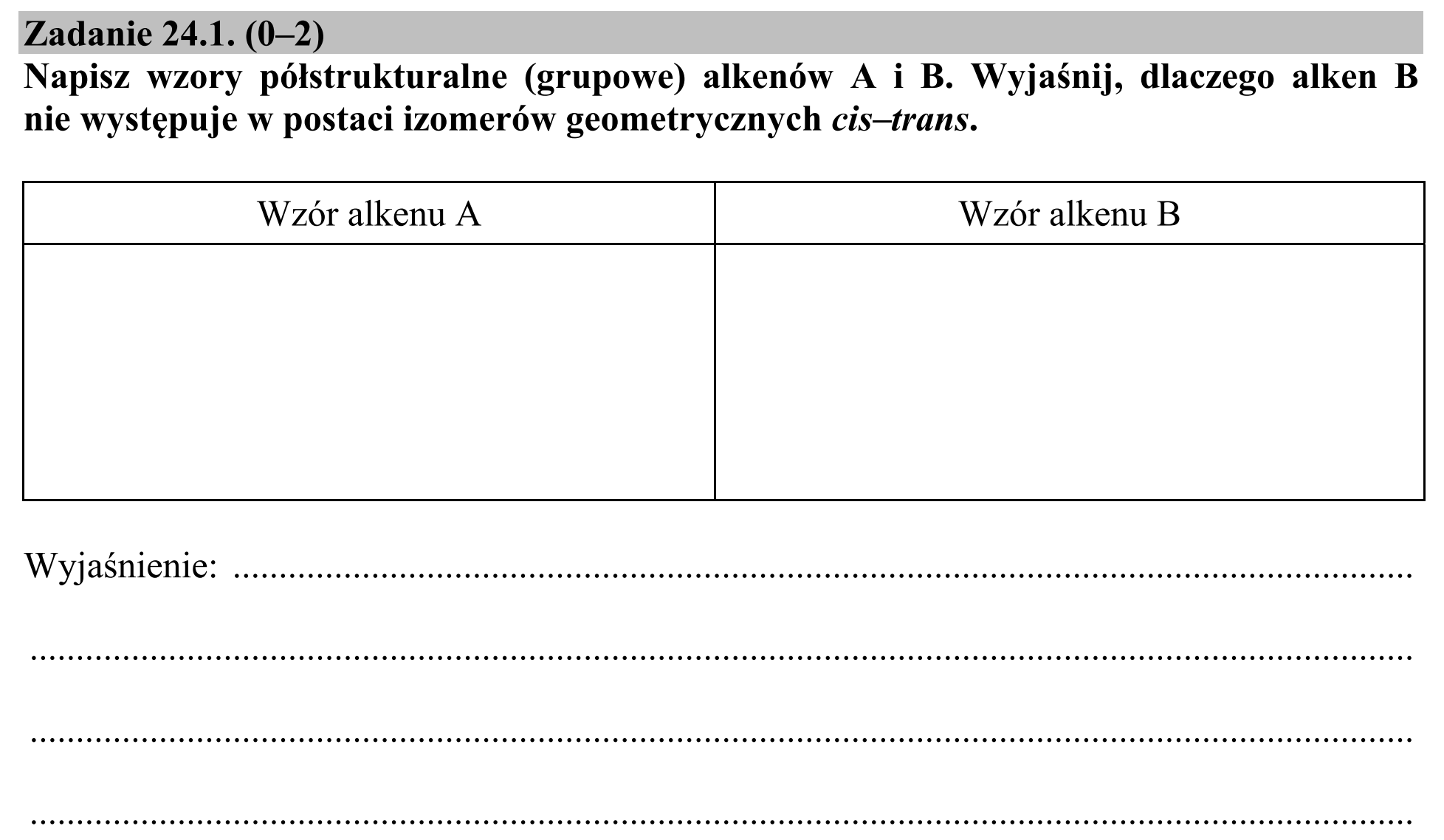 Matura, maj 2016, zadanie 24.1